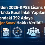 2026 KPSS Lisans sınavına dair resmi açıklama paylaşıldı