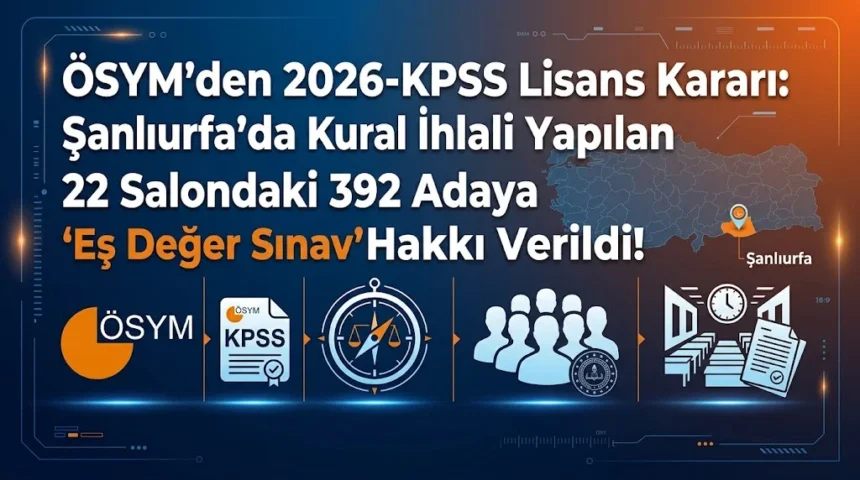 2026 KPSS Lisans sınavına dair resmi açıklama paylaşıldı