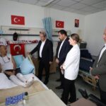Sağlık-Sen'den gazilere yönelik ziyaret gerçekleşti