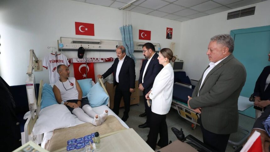 Sağlık-Sen'den gazilere yönelik ziyaret gerçekleşti