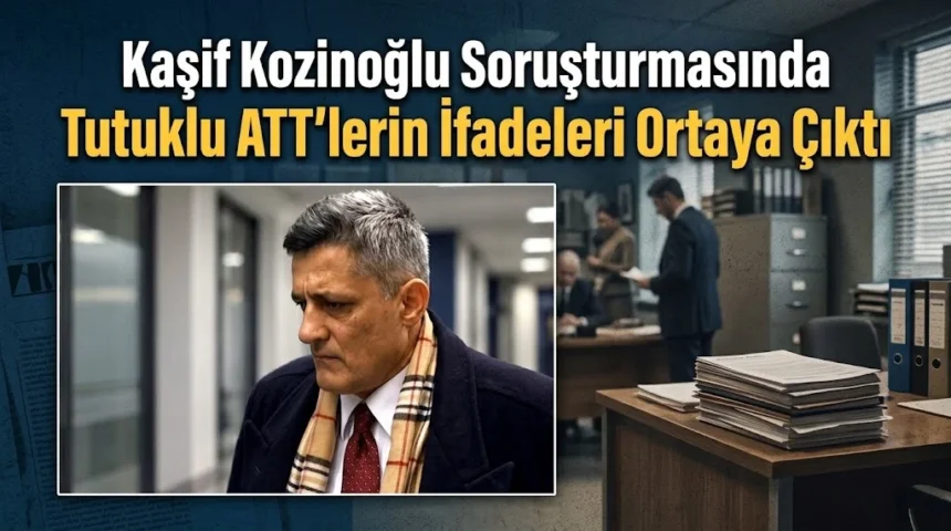 Kaşif Kozinoğlu soruşturmasında tutuklu ATT ifadeleri açığa çıktı