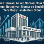 Ocak 2027 zammı netleşti: MB anketinde memur ve emekli maaş hesabı belli