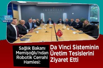 Memişoğlu robotik cerrahide Da Vinci üretim tesislerine gitti