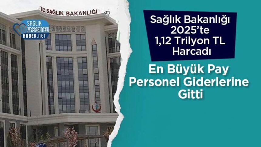 2025'te 1,12 trilyon TL harcayan Sağlık Bakanlığı'nda personel önde