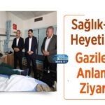 Gazilere Yönelik Sağlık-Sen Heyetinin Anlamlı Ziyareti