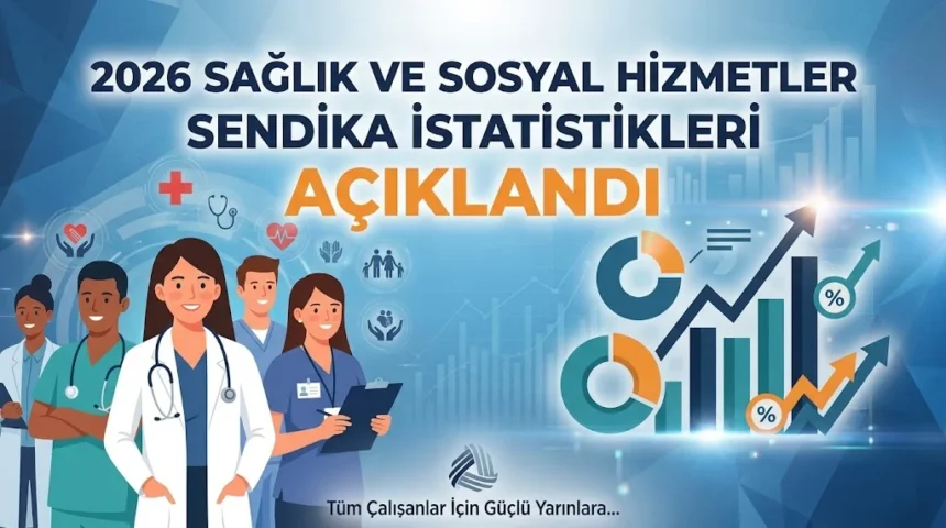 Sağlık ve Sosyal Hizmetlerde 2026 sendika istatistikleri duyuruldu