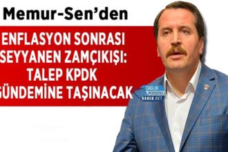 Memur-Sen enflasyon sonrası seyyanen zamı KPDK gündemine getirecek