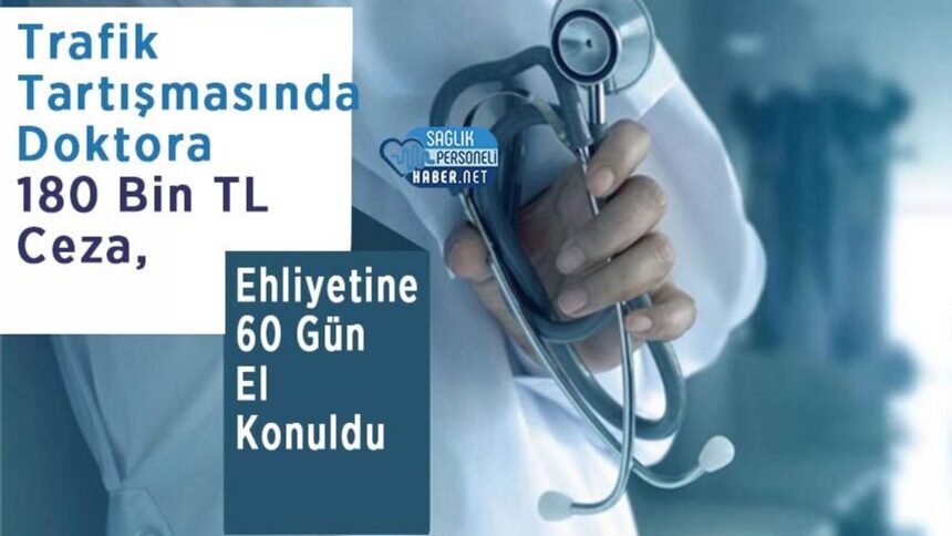 Doktora Trafik Tartışmasından 180 Bin TL Cezası, Ehliyet 60 Gün Alındı