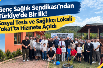 Genç Sağlık Sendikası'nın Tokat'taki lokali ve sosyal tesisi Türkiye'de ilk