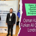 Osman Kaya ve Furkan Ali Çiftçioğlu, Genç Sağlık Sendikası uluslararası diplomasi programında Londra’da