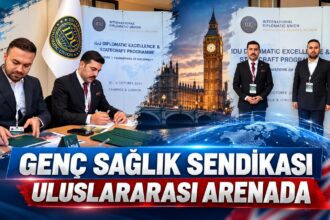 Genç Sağlık Sendikası, uluslararası arenada yerini aldı