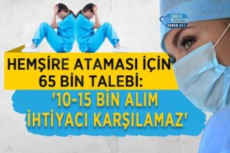 Atamaya 65 bin hemşire başvurusu: 10-15 bin alım ihtiyacı karşılamaz