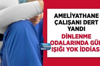 Ameliyathane Personelinden Şehir Hastanesinde Dinlenme Alanı Şikâyeti