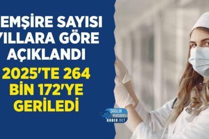 2016’da 151 bin 728 olan hemşire sayısı 2025’te 264 bin 172’ye yükseldi